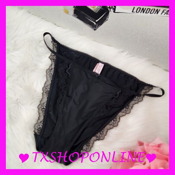 💗👙Victoria's Secret Dream Angels Lace-Trim String Bikini Panty👙💗 - Picture 1 of 9